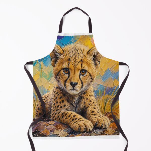 Aperçu de l'œuvre bébé guépard créée et vendue par Artnovalty.redbubble.com.