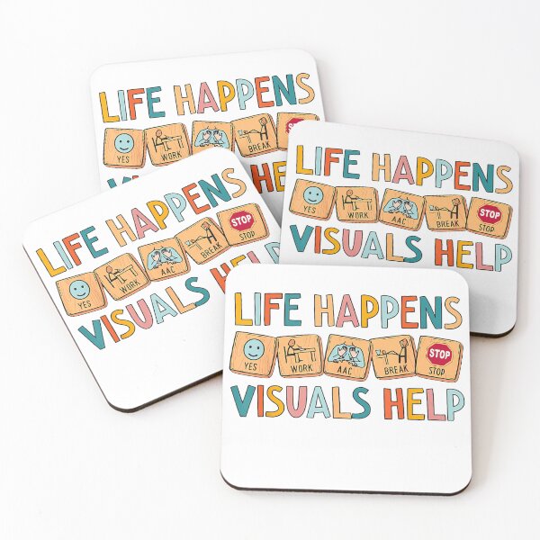 Item preview, Life Happens Visuals Help Special Education Teacher Aide T-Shirt designed and sold by KTY-NUSS.
