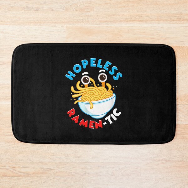 Item preview, Hopeless Ramen-tic Cute Noodle Character Bowl Food Pun designed and sold by buliktikiniry.