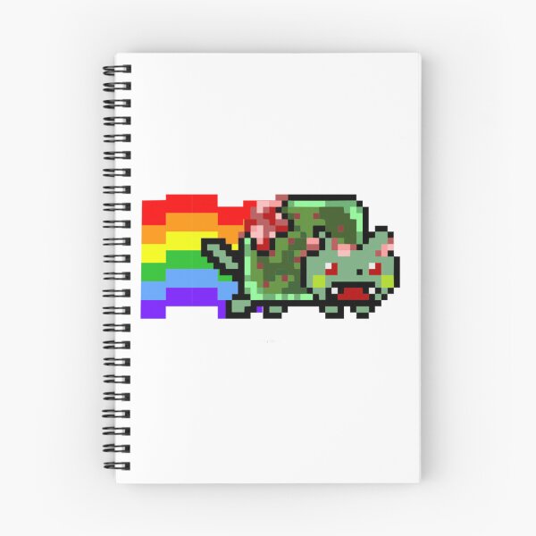 Item preview, Zombie Nyan Cat Pixel Art Y2K Retro Internet Aesthetic designed and sold by paintartskcw.