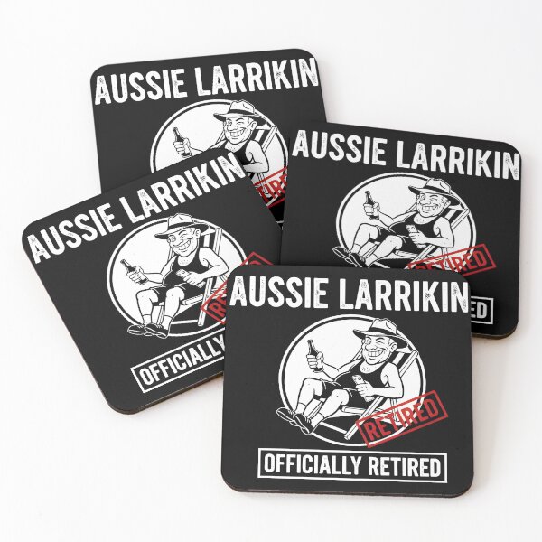 Item preview, AUSSIE LARRIKIN - OFFICIALLY RETIRED designed and sold by Takin-Thepiss.