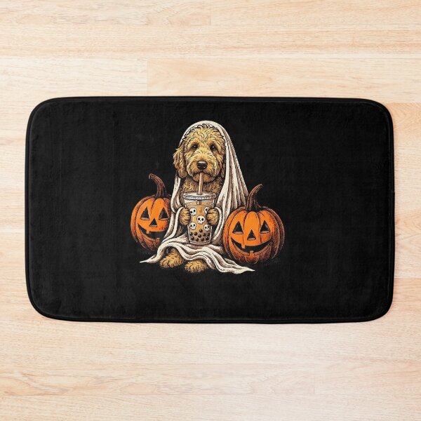 Item preview, Goldendoodle Ghost And Boba Cute Halloween Dog Design designed and sold by jerrimisty889.