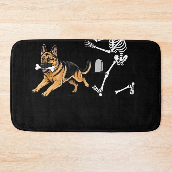 Item preview, German Shepherd Stealing Bone Halloween Dog Design designed and sold by cruddenstroud23.