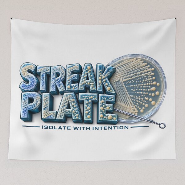 Item preview, Streak Plate Isolation With Intention designed and sold by pradeepvisuals.
