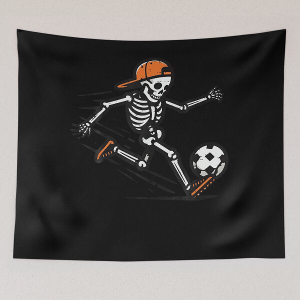 Item preview, Halloween Skeleton Soccer Football Costume Men Boys Kids designed and sold by jerrimisty889.
