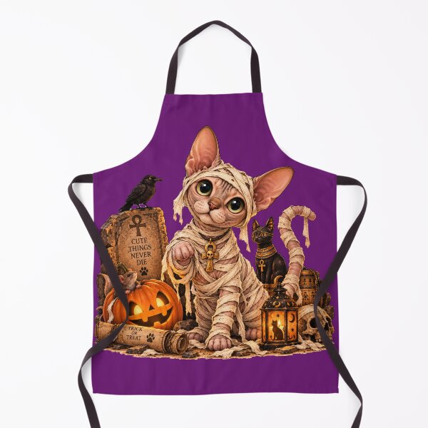 Item preview, Cute Sphynx Cat Mummy Halloween designed and sold by NoExcusesTraveller .