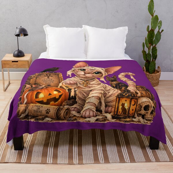 Item preview, Cute Sphynx Cat Mummy Halloween designed and sold by NoExcusesTraveller .