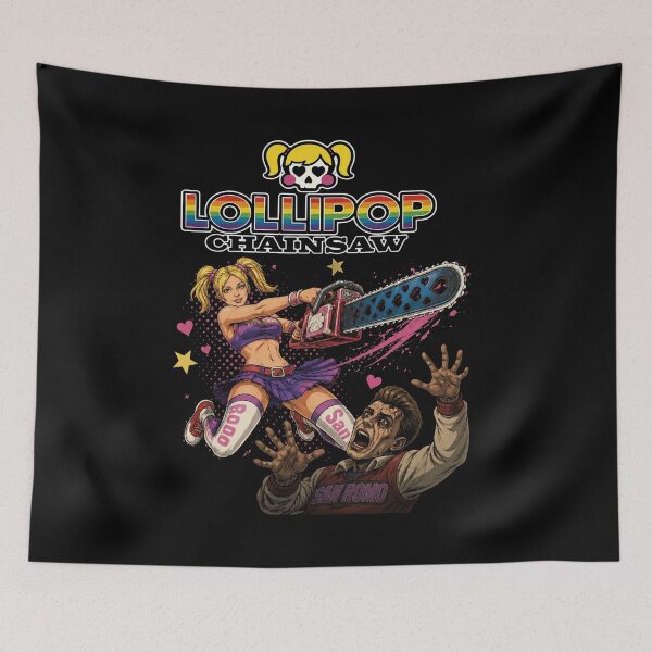 Item preview, Lollipop Chainsaw Classic Zombie Hunter Cheerleader designed and sold by AmayaSingleton.