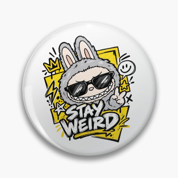 Item preview, Labubu - THE MONSTER, Stay Weird Labubu Monster designed and sold by graphic-genie.