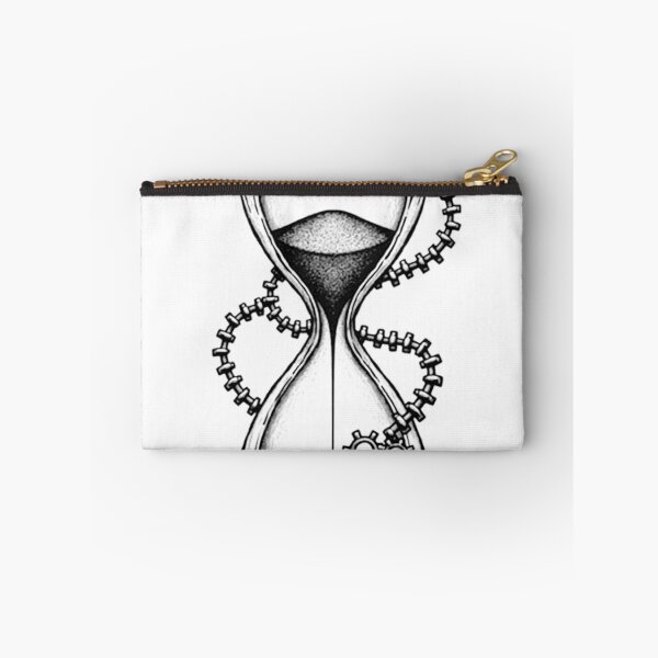 Item preview, Gothic Hourglass and Gear Tattoo Flash designed and sold by Qubivibe.