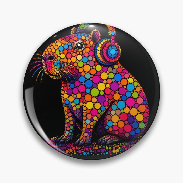 Item preview, Funny Capybara Dots Art Animal Lovers Students Boys Girls designed and sold by Strow--bary.