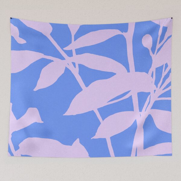 Item preview, Blue Lavender Botanical Floral Pattern designed and sold by trajeado14.