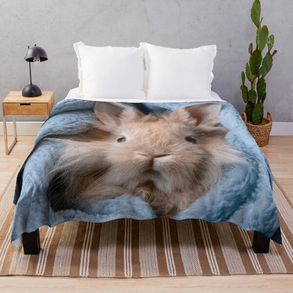 Item preview, Lionhead Rabbit in Blanket 01 designed and sold by Elisabeth Lucas.