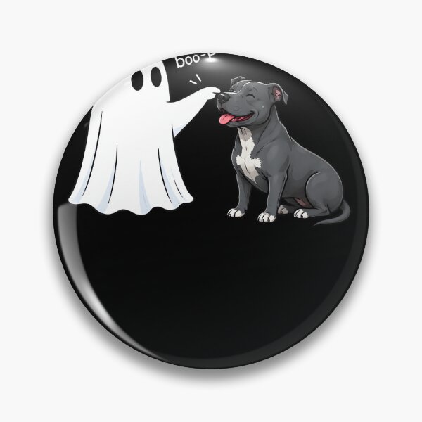 Item preview, Pit Bull Boo P Ghost Nose Boop Halloween Dog Design designed and sold by jerrimisty889.