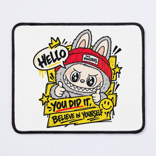 Item preview, Labubu - THE MONSTER, Believe In Yourself Cute Labubu Monster Motivational designed and sold by graphic-genie.