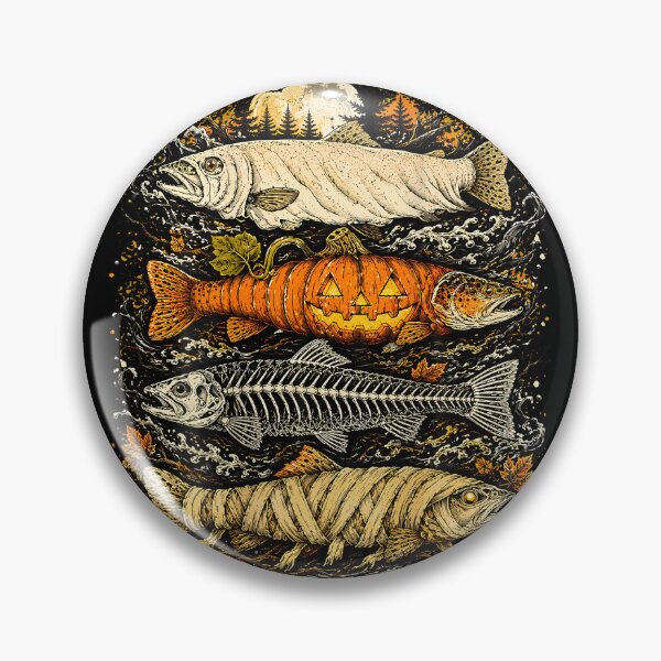 Item preview, Halloween Trout Fish designed and sold by Strow--bary.