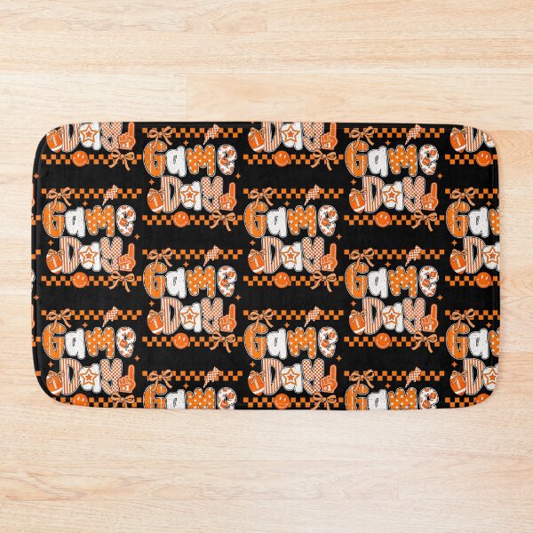 Item preview, Preppy Game Day Football Girly Bow Team Spirit Girls Orange designed and sold by Strow--bary.