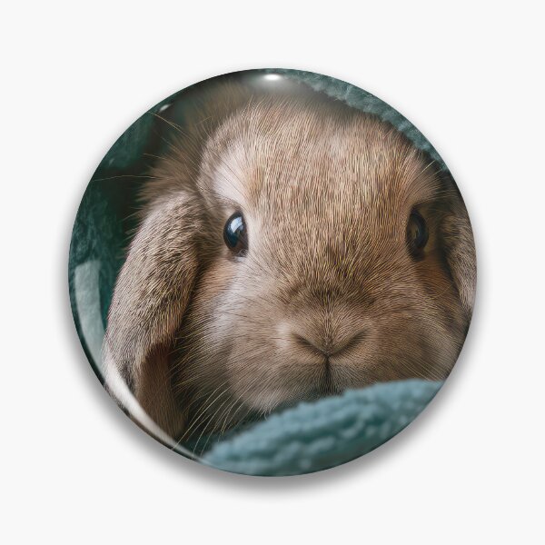 Item preview, Mini Lop Rabbit in Blanket 01 designed and sold by Elisabeth Lucas.