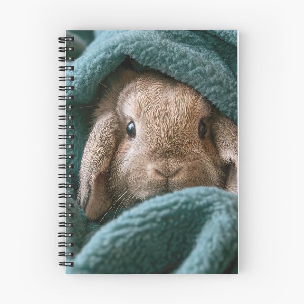Item preview, Mini Lop Rabbit in Blanket 01 designed and sold by Elisabeth Lucas.