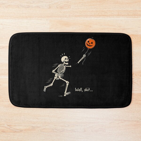 Item preview, Skeleton Lost Balloon Retro Funny Halloween Design designed and sold by jerrimisty889.
