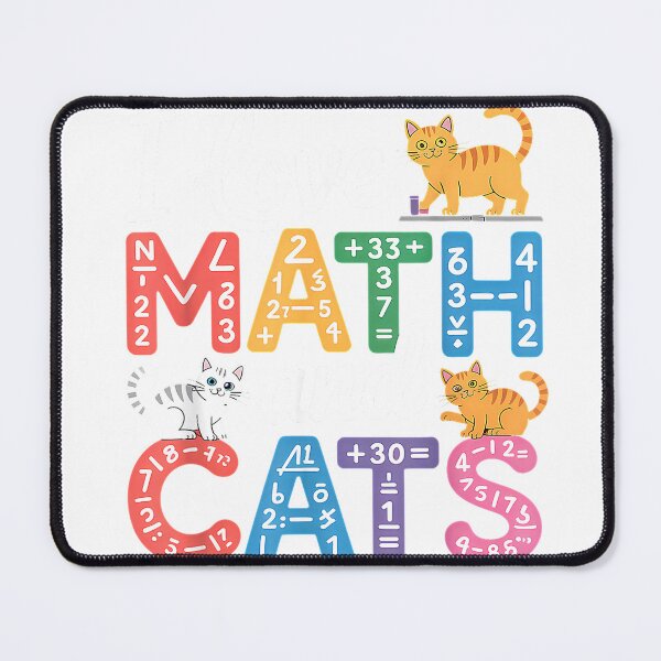 Item preview, Math Cat Lover Funny Math Teacher I Love Math and Cats T-Shirt designed and sold by KTY-NUSS.
