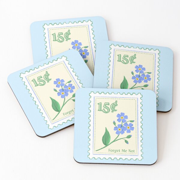 Item preview, Forget Me Not Stamp designed and sold by Emerald Jordan.