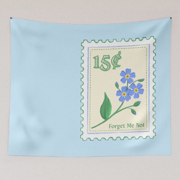Item preview, Forget Me Not Stamp designed and sold by Emerald Jordan.