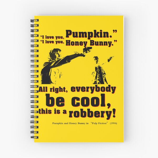 Item preview, Pulp Fiction Movie Quote: Pumpkin & Honey Bunny designed and sold by Hostilius.