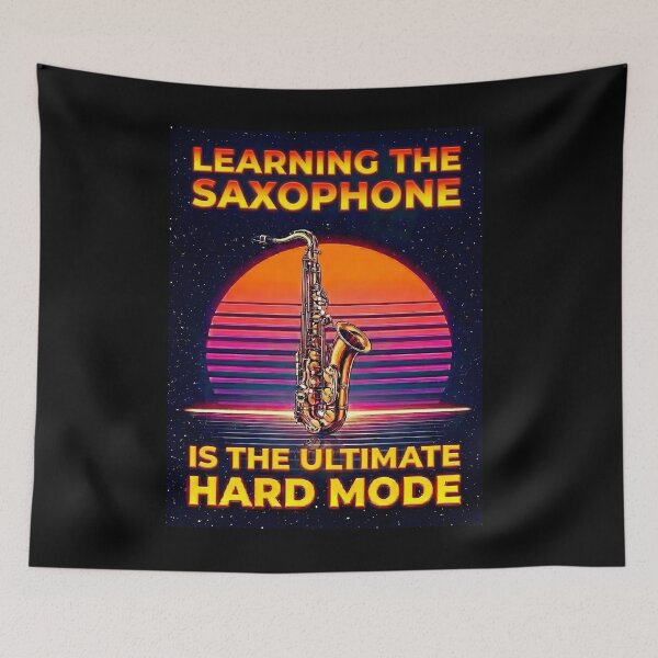 Item preview, Learning the Saxophone  - Beginner Saxophone Humor designed and sold by Art-Arcade6.