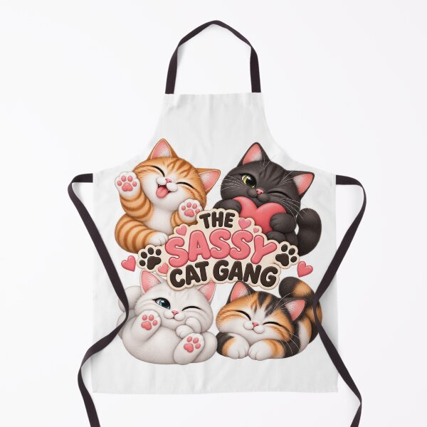 Item preview, The Sassy Cat Gang Cute Funny Cat designed and sold by an-items.
