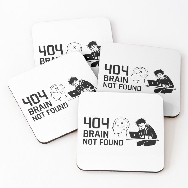 Item preview, 404 Brain Not Found designed and sold by Umbra Atelier.