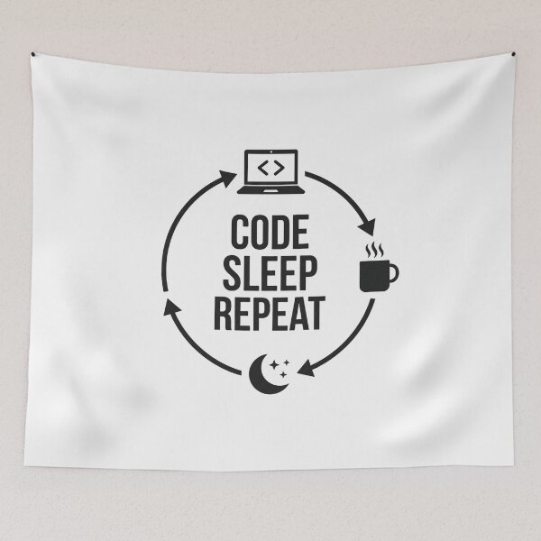 Item preview, Code Sleep Repeat designed and sold by Umbra Atelier.