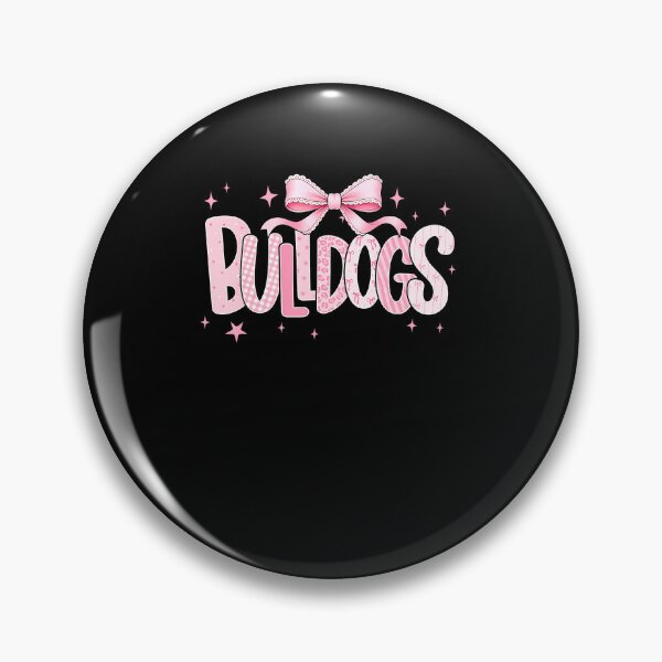 Item preview, Bulldogs Dog Lover Pink Coquette Bow Preppy Floral designed and sold by Eat-Apples.