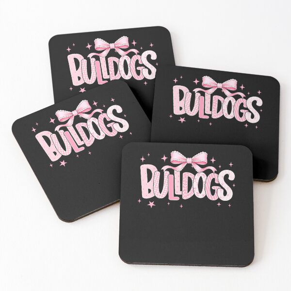 Item preview, Bulldogs Dog Lover Pink Coquette Bow Preppy Floral designed and sold by Eat-Apples.