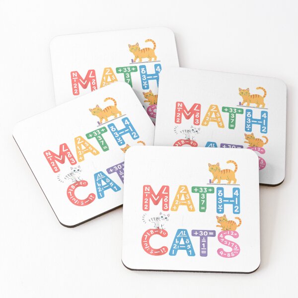Item preview, Math Cat Lover Funny Math Teacher I Love Math and Cats T-Shirt designed and sold by KTY-NUSS.