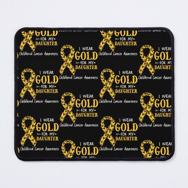 Item preview, I Wear Gold For My Daughter Childhood Cancer Awareness Mom designed and sold by Eat-Apples.