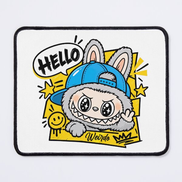 Item preview, Labubu - THE MONSTER, Hello Weird Cute Labubu Monster Funny Cartoon designed and sold by graphic-genie.