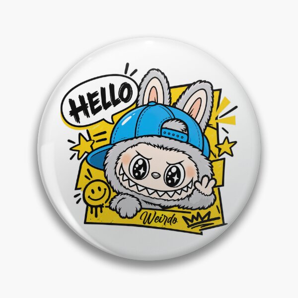 Item preview, Labubu - THE MONSTER, Hello Weird Cute Labubu Monster Funny Cartoon designed and sold by graphic-genie.