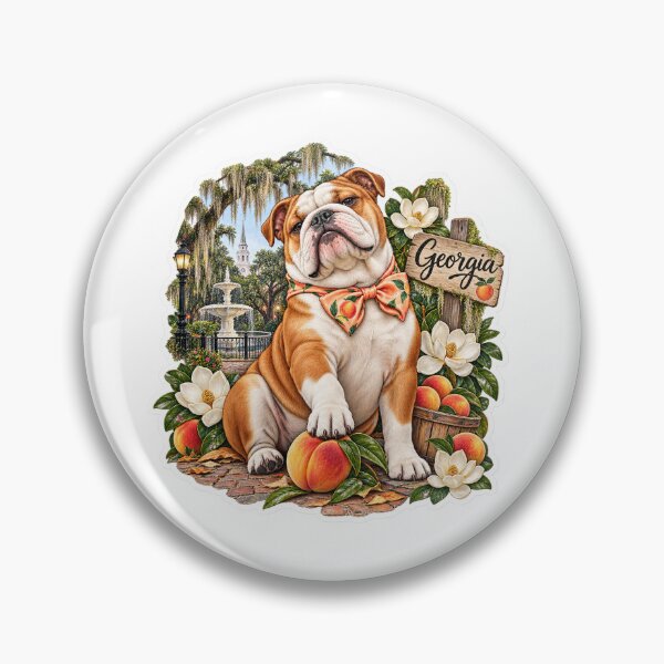 Item preview, Georgia Peach Dog designed and sold by Whimspired By Paxx.