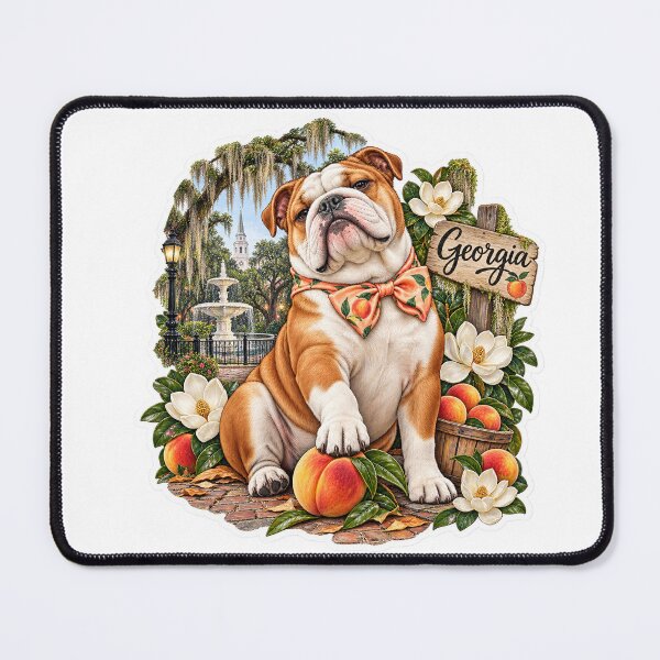 Item preview, Georgia Peach Dog designed and sold by Whimspired By Paxx.