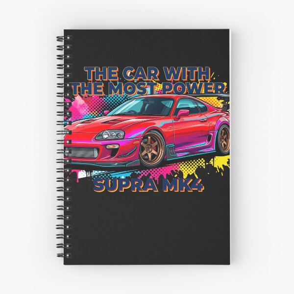 Item preview, Red Toyota Supra MK4 - The Car With The Most Power Pop Art designed and sold by Karlitox1988.