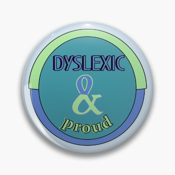 Item preview, dyslexic & proud designed and sold by hello readers.
