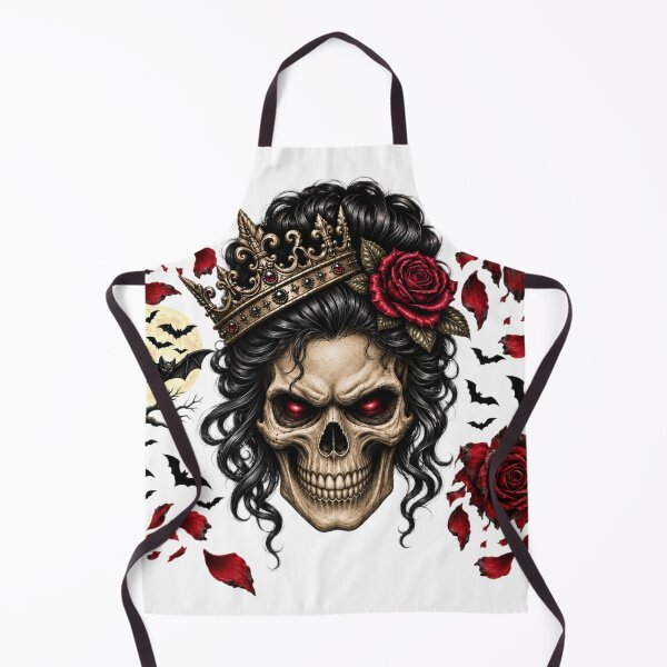 Item preview, Skull Queen, Roses & Bats designed and sold by Her2Harmony.