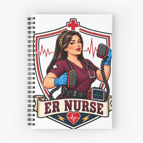 Item preview, ER nurse designed and sold by CraftyGlamazon.