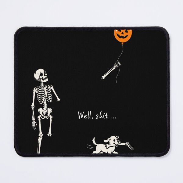 Item preview, Well Shit Skeleton Lost Balloon Dog Halloween Design designed and sold by cruddenstroud23.