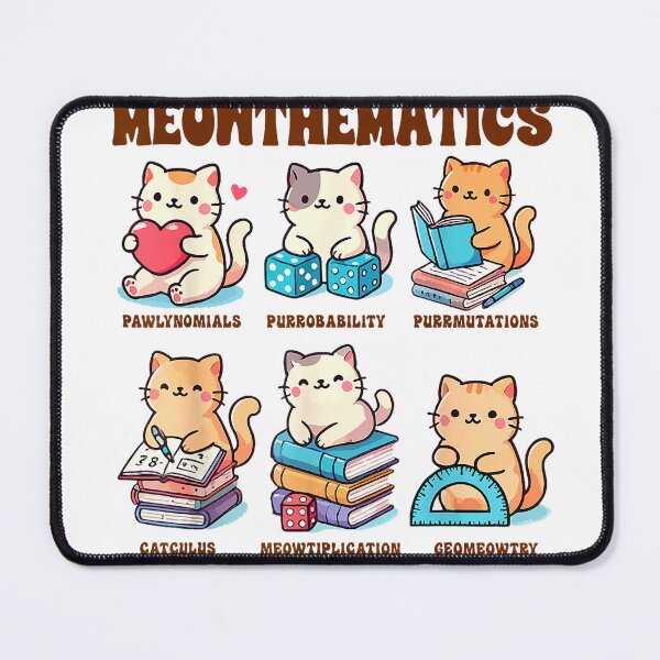 Item preview, Math Teacher Math Lover Cat Mom Mathematics Meowthematics T-Shirt designed and sold by KTY-NUSS.
