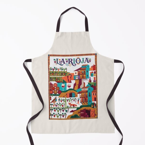 Item preview, La Rioja Spain Embroidered Travel Art - Spanish Wine Region Patch designed and sold by Witsprings.