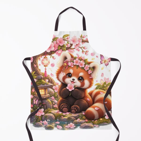 Item preview, Cherry Blossom Red Panda Illustration designed and sold by jgvisualarts.