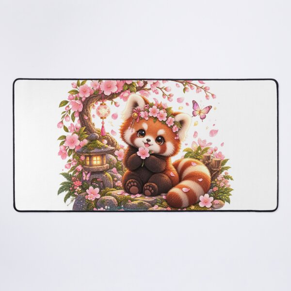 Item preview, Cherry Blossom Red Panda Illustration designed and sold by jgvisualarts.