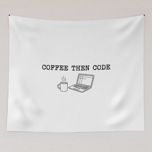 Item preview, Coffee Then Code designed and sold by Umbra Atelier.